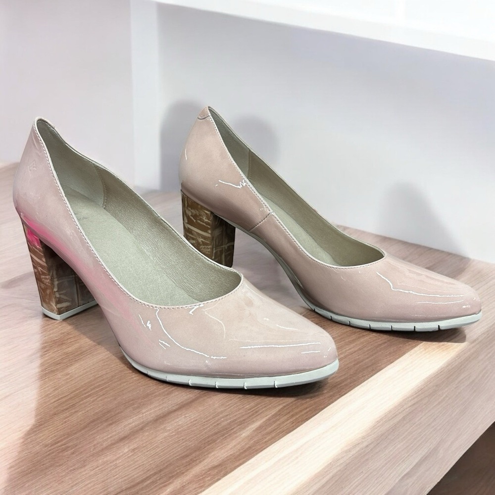 Dorking by Fluchos Tian D8737 Kafir Nude Blush Heels EU 41 US 10.5–11 NEW Spain